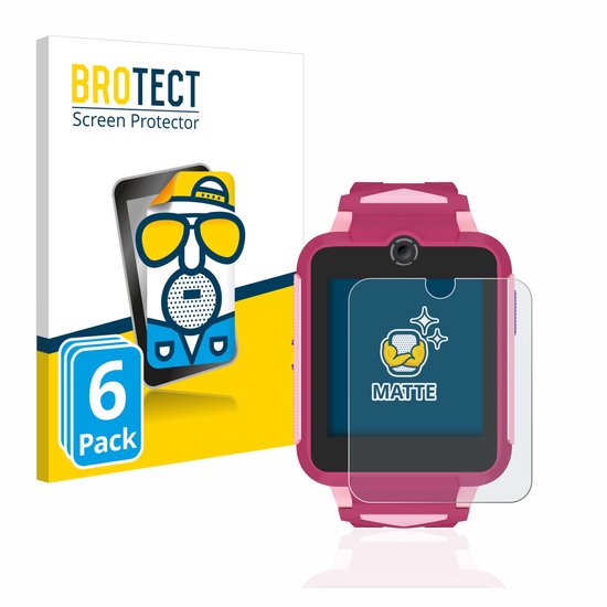 BROTECT - Screenprotector voor TCL Movetime Family Watch MT42X - Folie Beschermfolie matte 6 Stuks