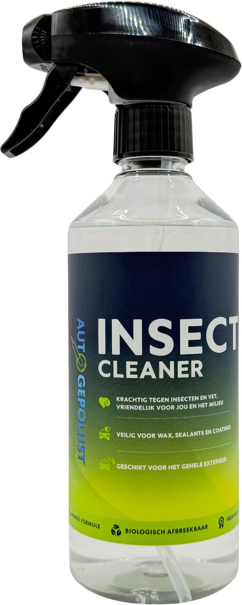 Auto Gepolijst Insect Cleaner – Insectenverwijderaar – Insect Remover - Biologisch Afbreekbaar – Duurzaam - Auto Wassen