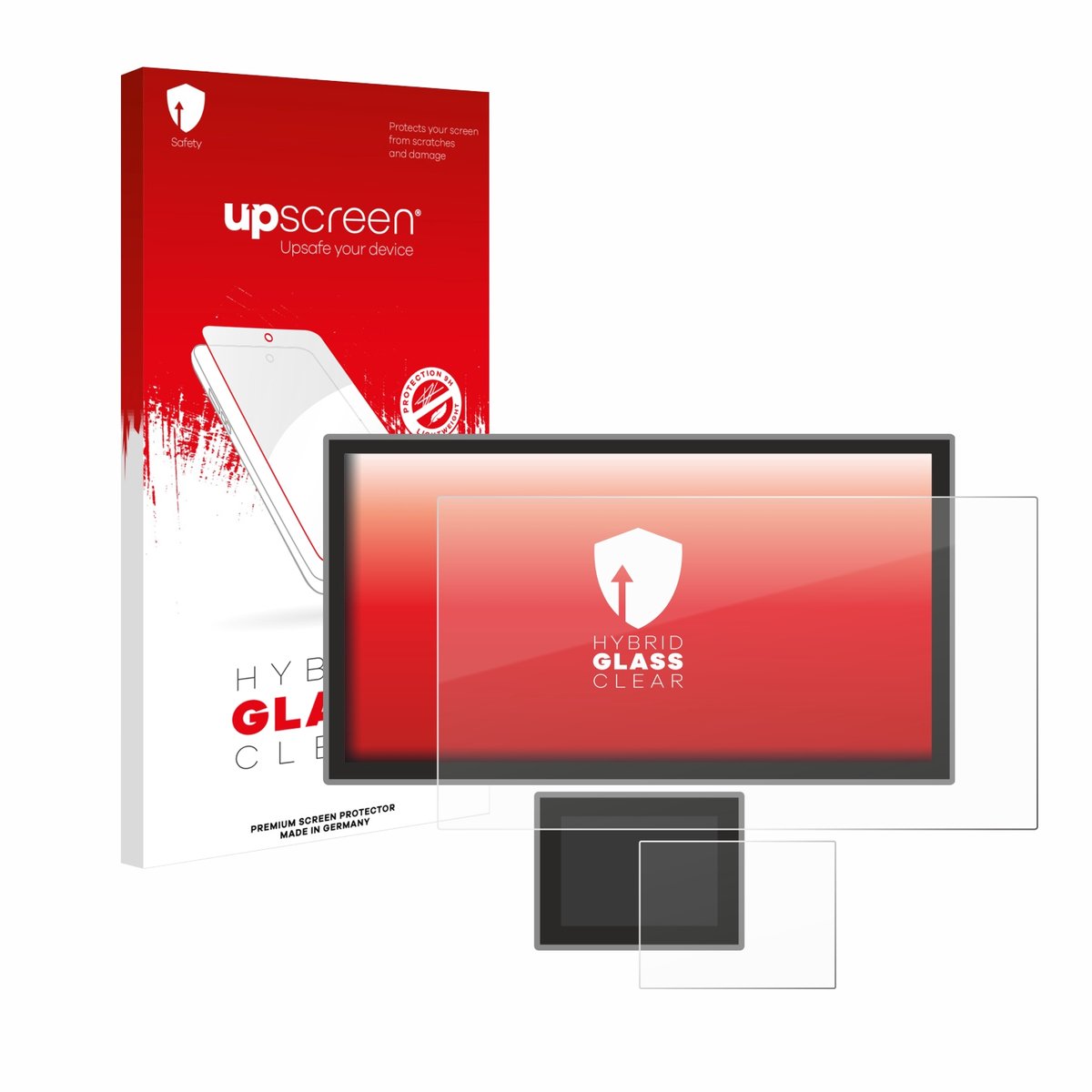 upscreen - Screenprotector voor Icom IC-7760 - Folie Beschermfolie Beschermglas transparant