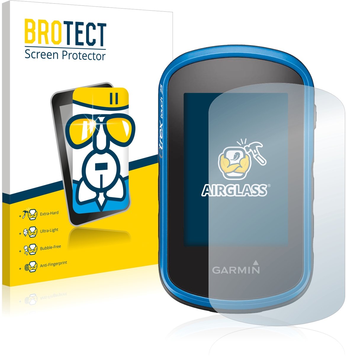 Screenprotector voor Garmin eTrex Touch 25 Beschermglas transparant