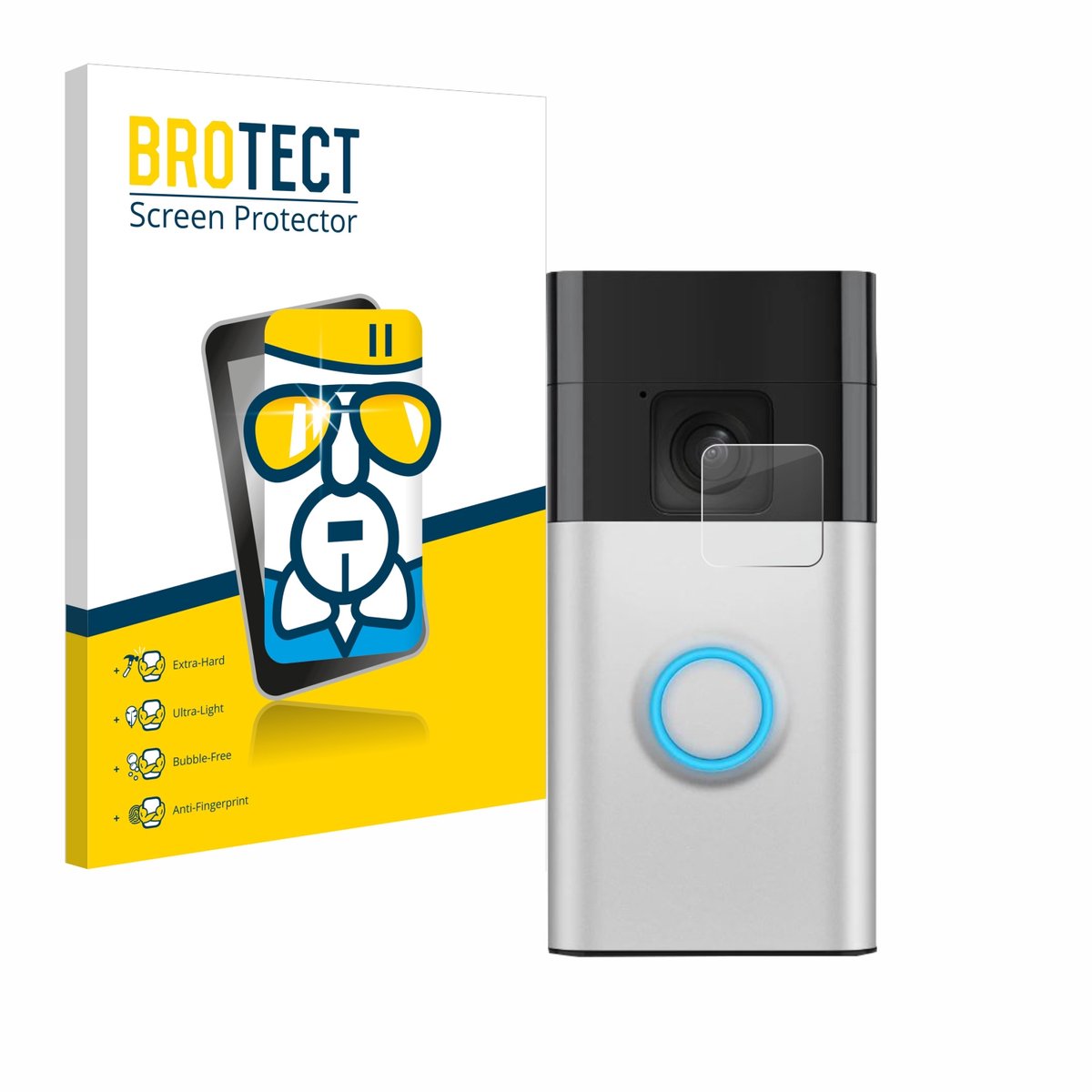 Screenprotector voor Ring Battery Video Doorbell Beschermglas transparant