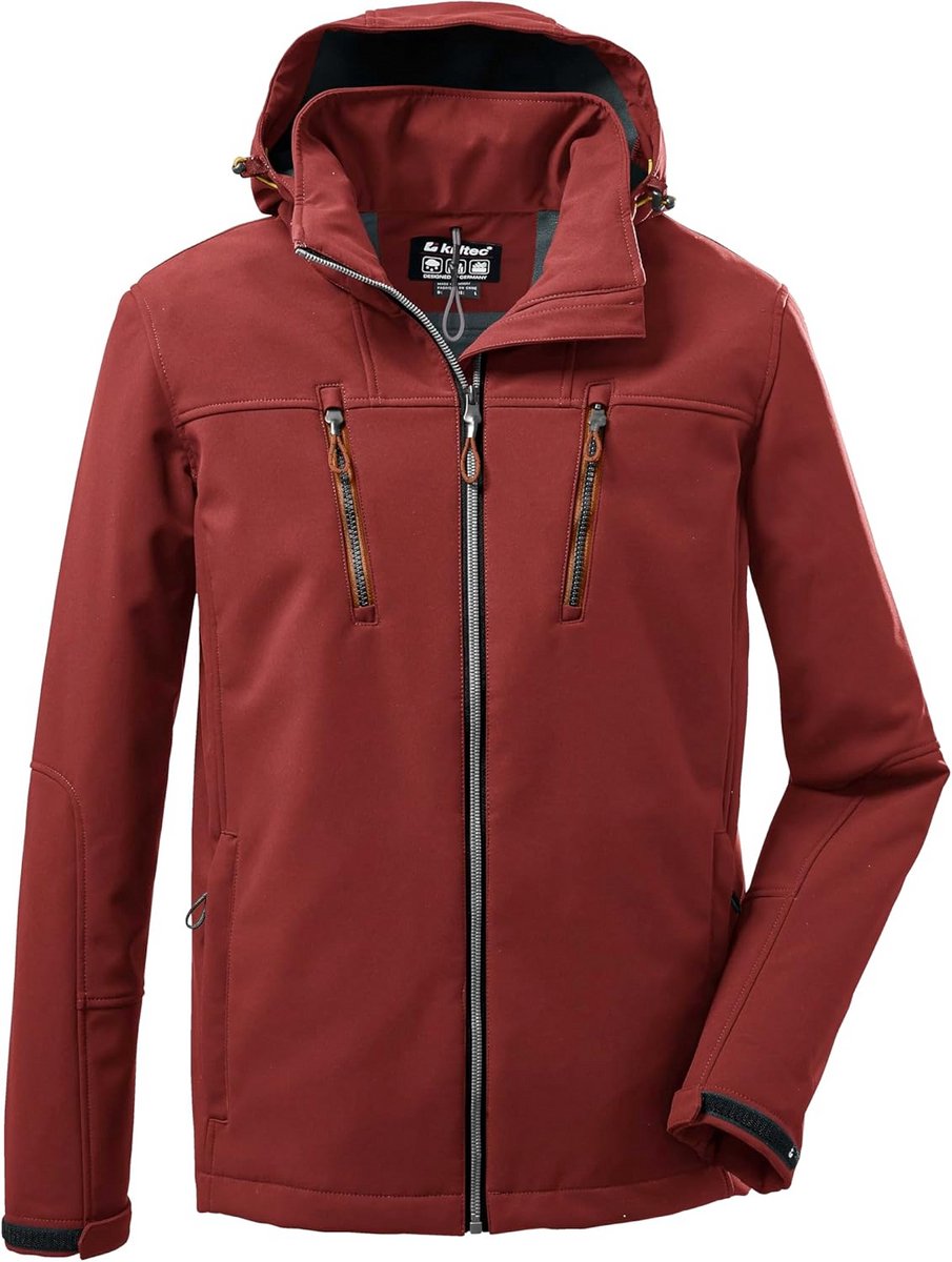 Functioneel Softshell Outdoor Jack met Afneembare Capuchon