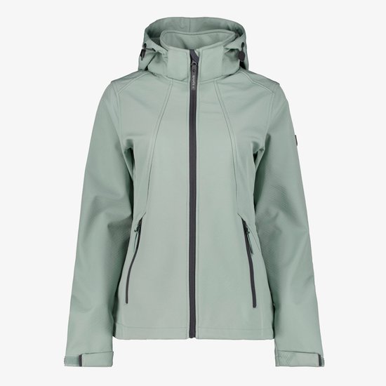 Kjelvik softshell dames jas groen - Maat L