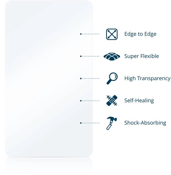 BROTECT - Protection d'écran pour Apple Watch Series 6 / SE (44 mm) - Film de protection transparent à couverture complète - (2 pièces)