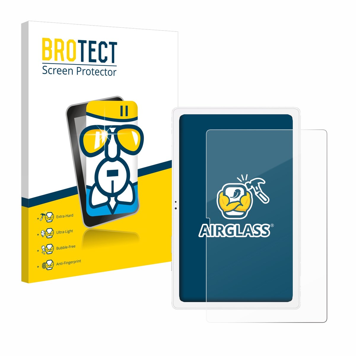 Screenprotector voor Samsung Galaxy Tab A7 10.4 WiFi 2020 Beschermglas transparant