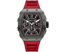 Cerruti 1881 CIWGO0085407 - Horloge - Rubber - Rood - 47 mm
