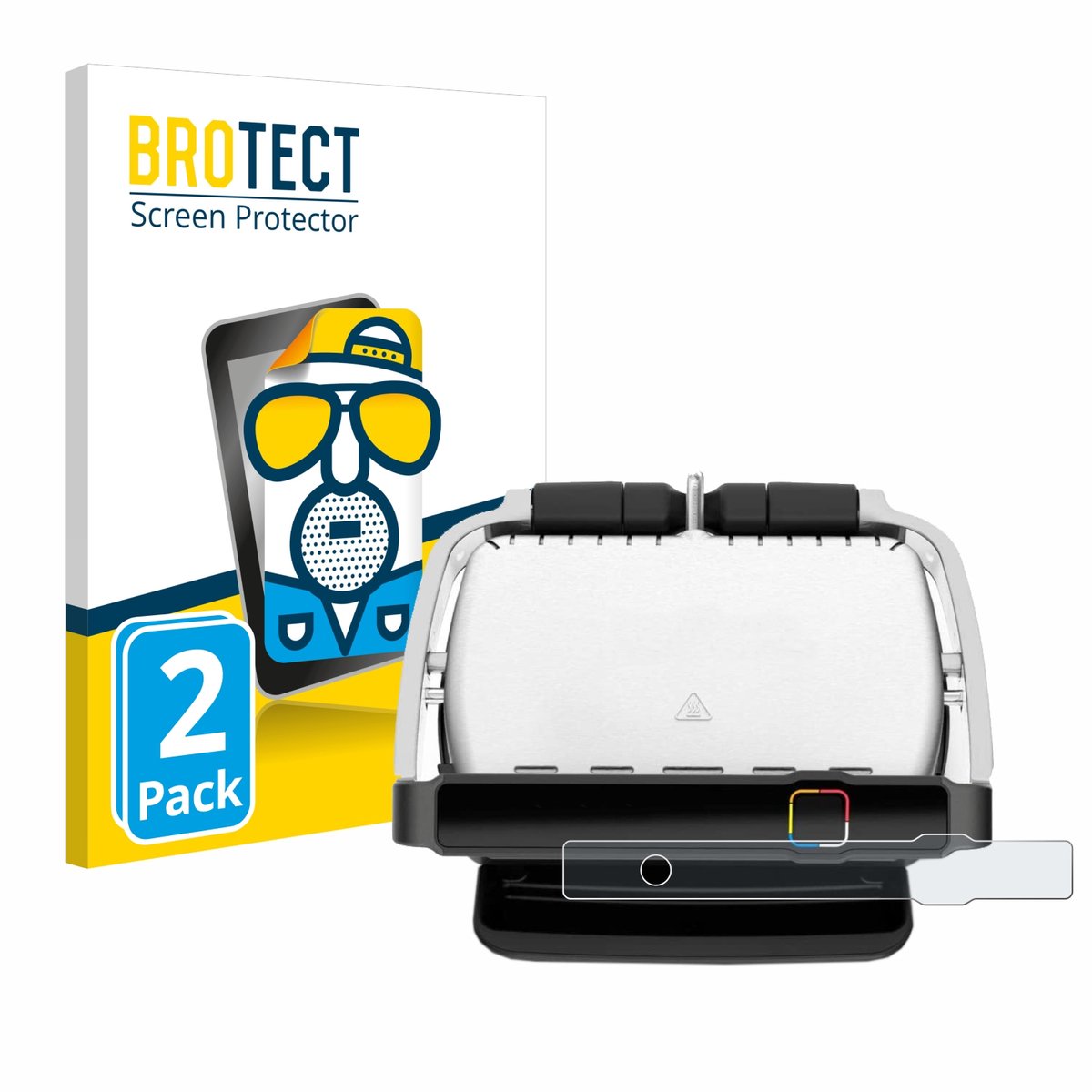 BROTECT - Screenprotector voor Tefal OptiGrill Elite - Folie Beschermfolie matte 2 Stuks