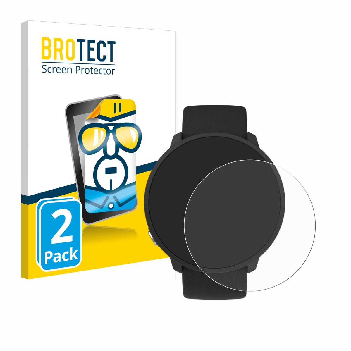 BROTECT - Screenprotector voor Polar Unite - Folie Beschermfolie transparant 2 Stuks