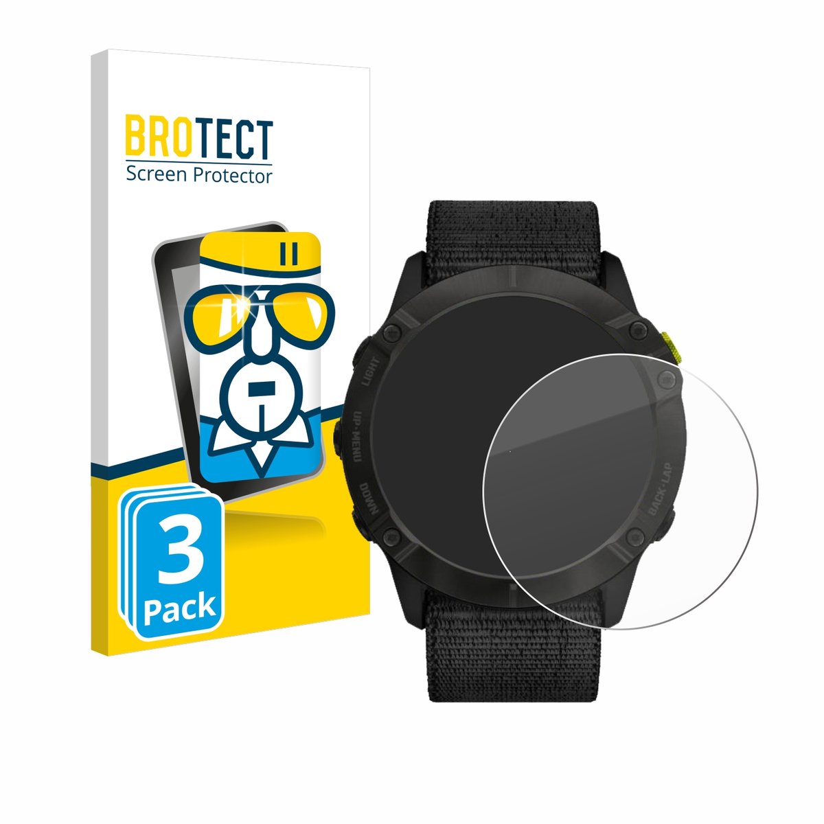 BROTECT - Glas Screenprotector voor Garmin Enduro - Gehard Beschermglas 9H 3 Stuks