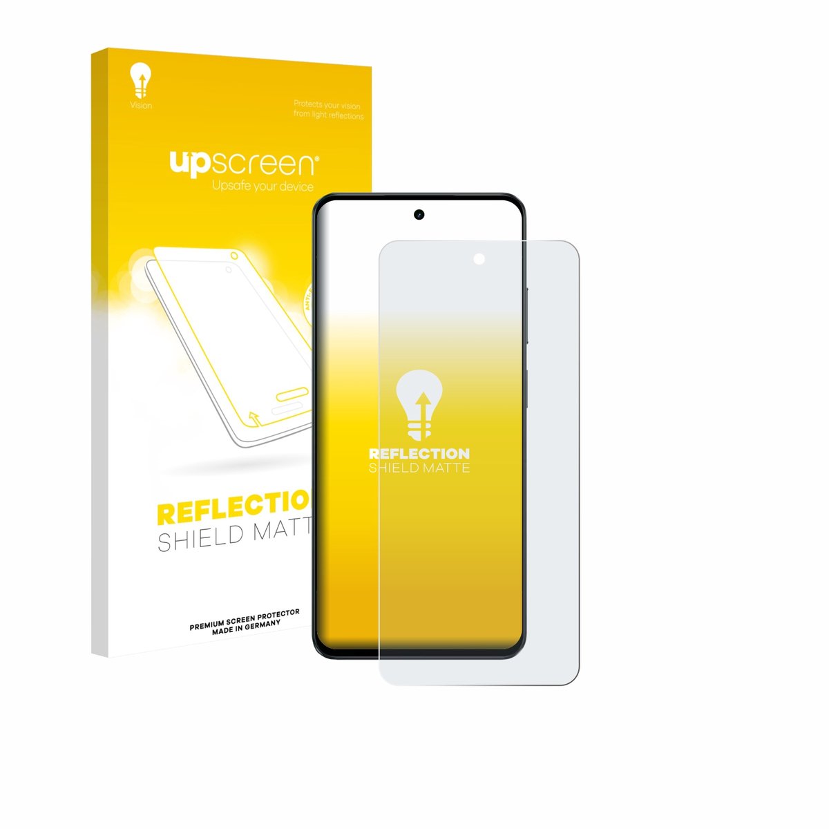 upscreen - Screenprotector voor realme P3 Lite - Folie Beschermfolie anti glare matte