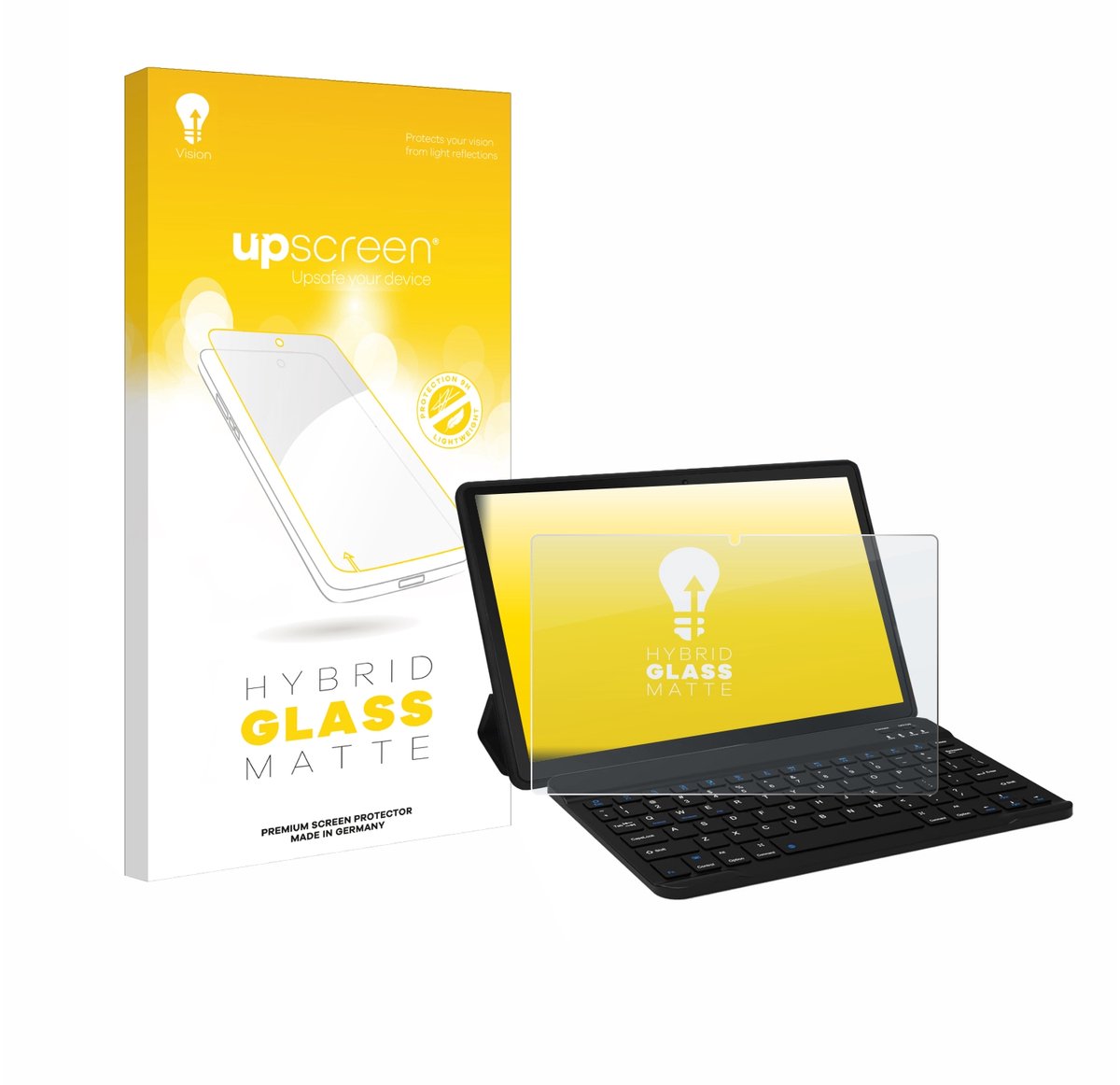 upscreen - Screenprotector voor Laptok LAPA7LBK 11" - Folie Beschermfolie Beschermglas matte