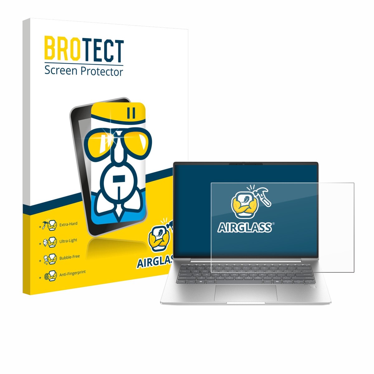 Screenprotector voor HP EliteBook 655 G11 Beschermglas transparant