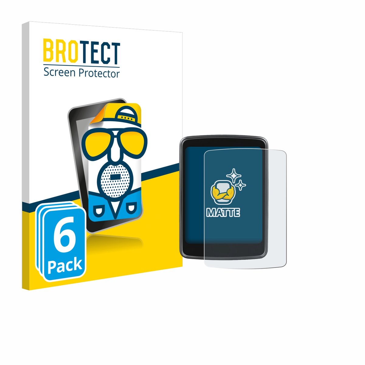 BROTECT - Screenprotector voor AMFUN L3-SJQ 2.4" - Folie Beschermfolie matte 6 Stuks
