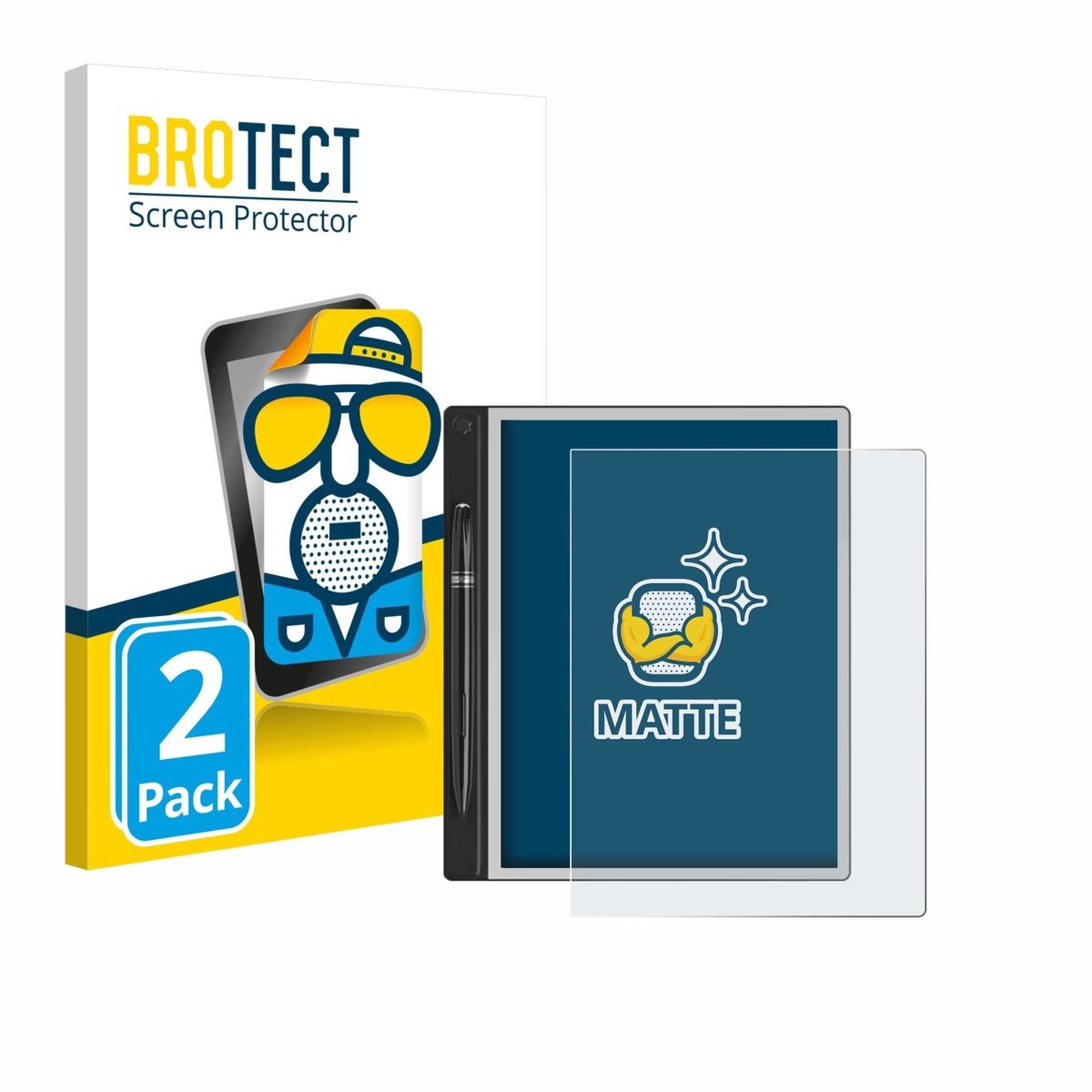 BROTECT - Screenprotector voor Montblanc Digital Paper - Folie Beschermfolie matte 2 Stuks