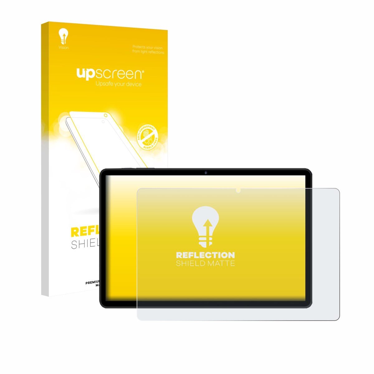 upscreen - Screenprotector voor RUSHAR M90 11" - Folie Beschermfolie anti glare matte
