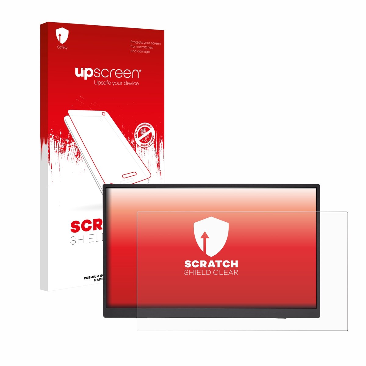 upscreen - Screenprotector voor Acer PM191QEbmiuux - Folie Beschermfolie transparant