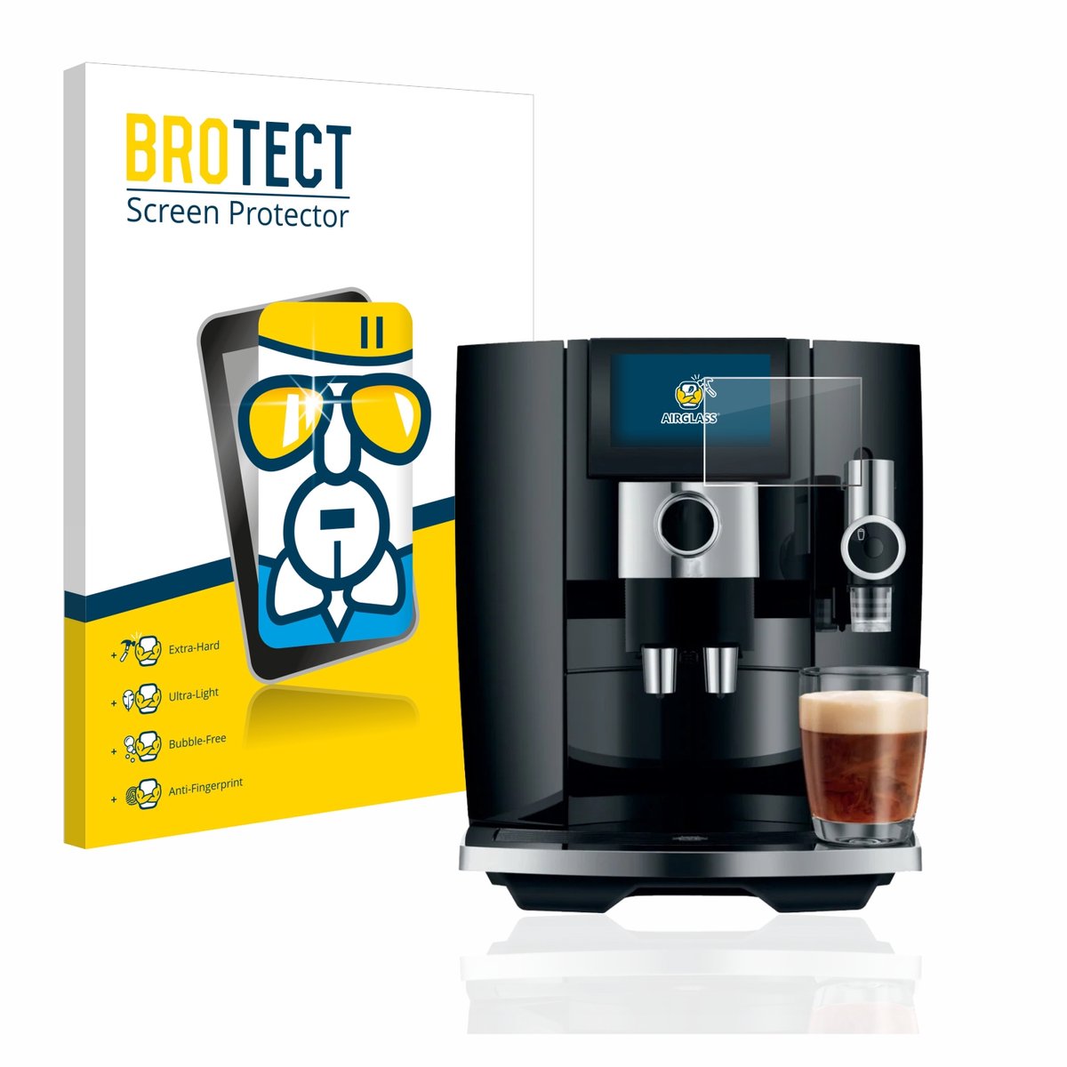 Screenprotector voor Jura J8 / J10 Beschermglas transparant