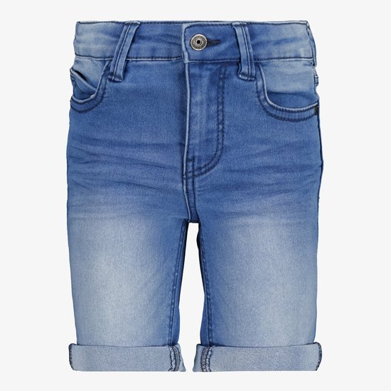 Unsigned jongens denim short medium blauw - Maat 128