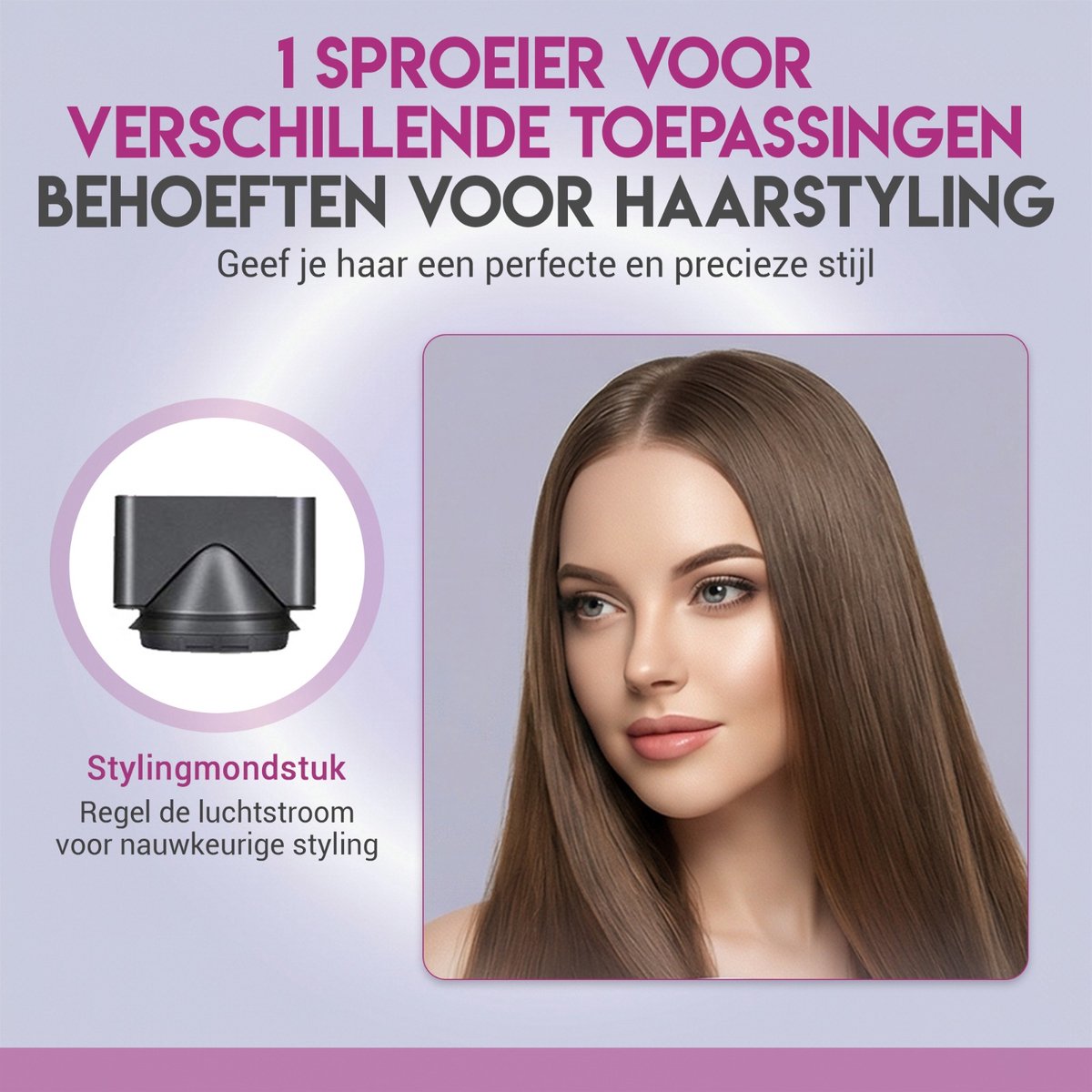Aydin Online Professionele Föhn met Diffuser 1200W - afbeelding 2