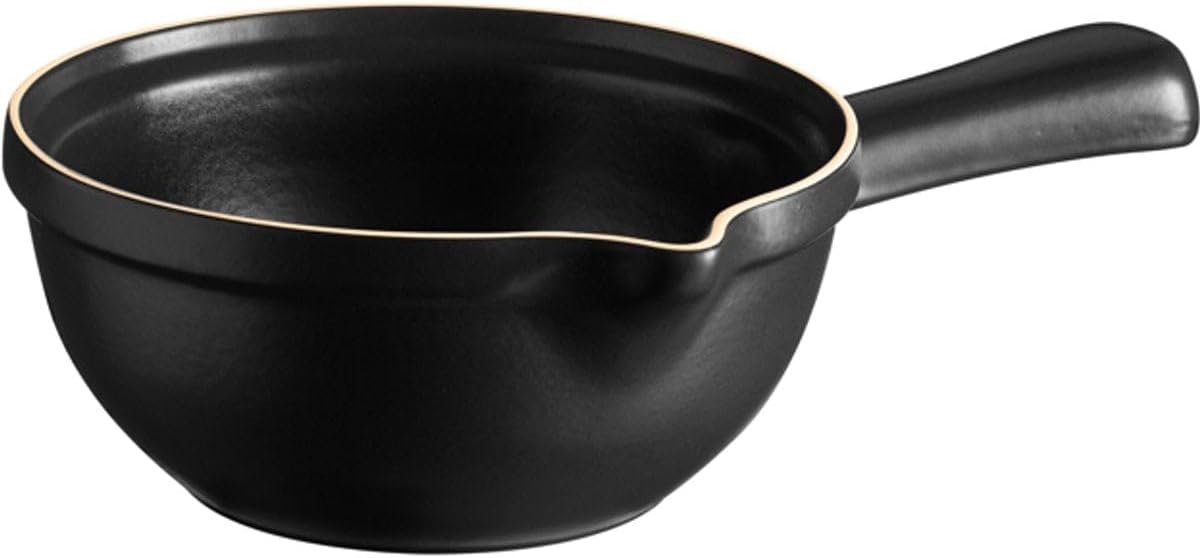 Keramische Sauspan voor Oven en Barbecue - Zwart