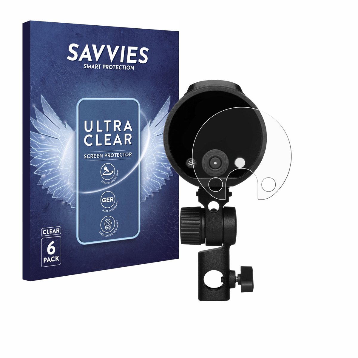 Savvies - Screenprotector voor Profoto A2 - Folie Beschermfolie transparant 6 Stuks
