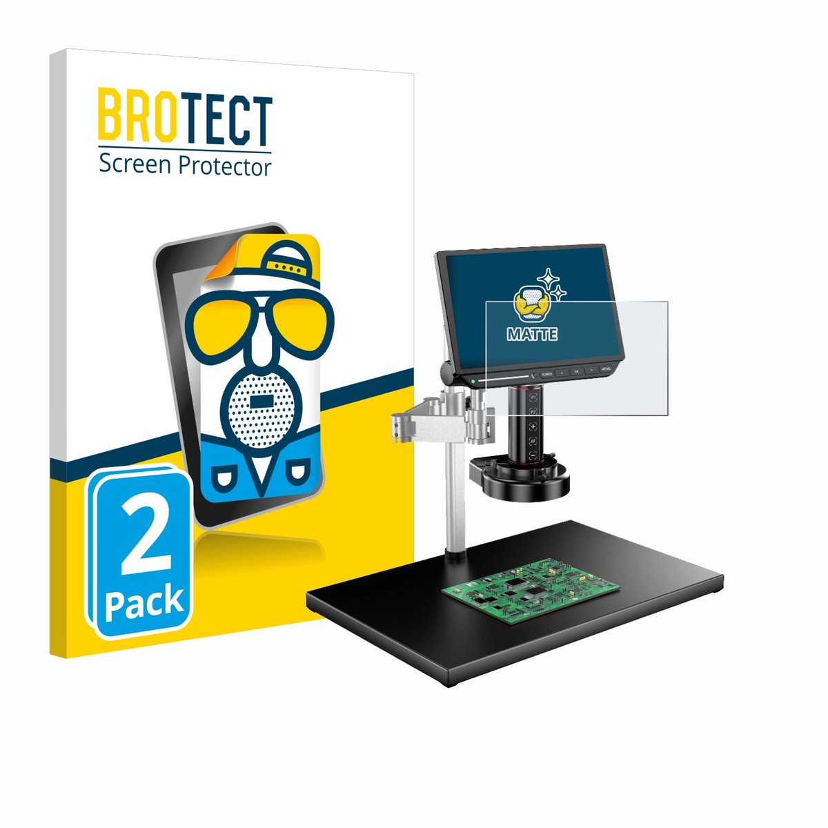 BROTECT - Screenprotector voor Tomlov TM4K-AF-MAX - Folie Beschermfolie matte 2 Stuks