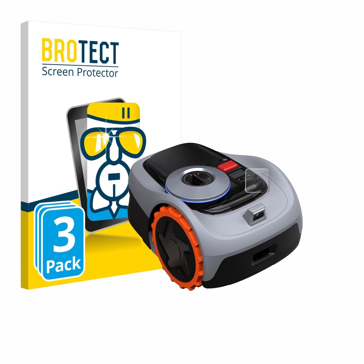 Screenprotector 3 Stuks voor Navimow i105E+ Beschermglas transparant