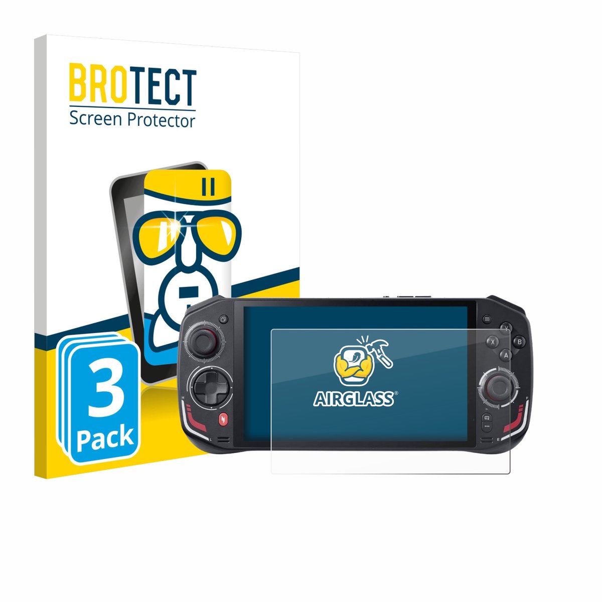 Screenprotector 3 Stuks voor Acer Nitro Blaze 7 Beschermglas transparant