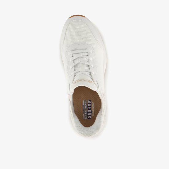 Skechers Slip-ins: BOBS Arch Comfort chaussures de sport femme blanc - Taille 41 - Semelle amovible
