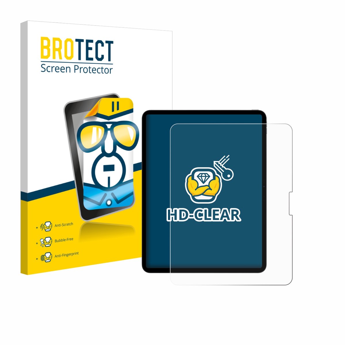 BROTECT - Screenprotector voor Apple iPad Pro 13" M5 2025 - Folie Beschermfolie transparant