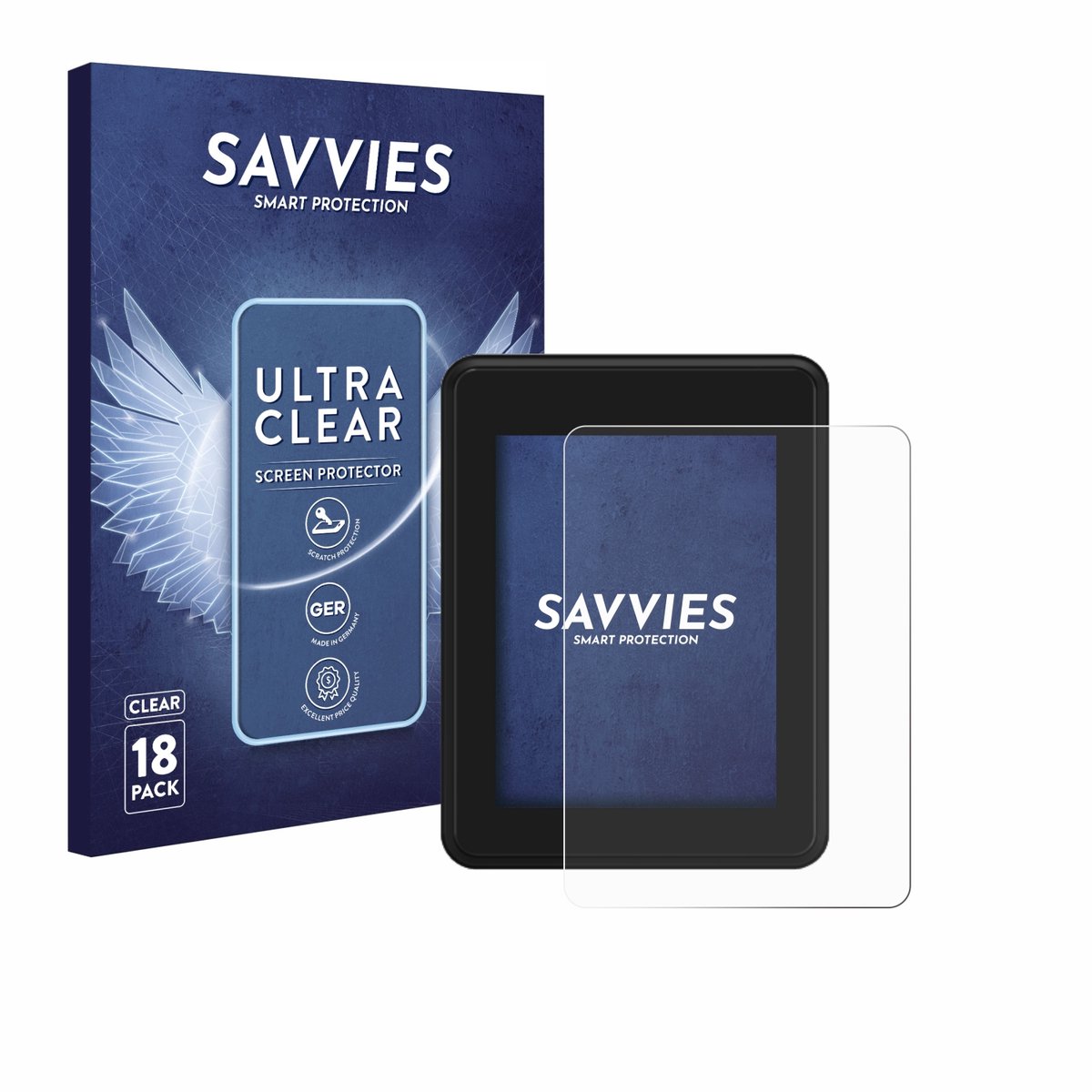 Savvies - Screenprotector voor Neodrives simplyDisplay - Folie Beschermfolie transparant 18 Stuks