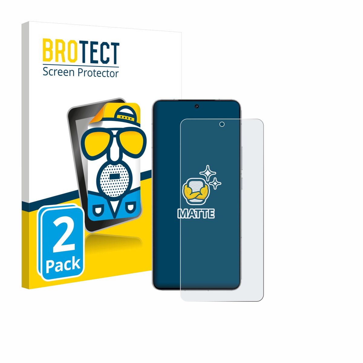BROTECT - Screenprotector voor Vivo iQOO 15 - Folie Beschermfolie matte 2 Stuks
