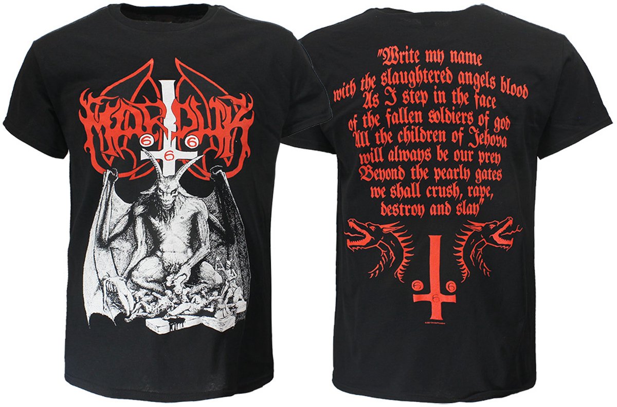 Marduk Demon With Wings T-Shirt - Officiële Merchandise - L