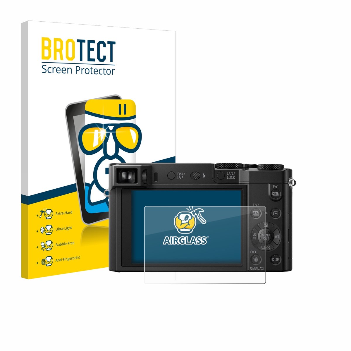 Screenprotector voor Panasonic Lumix DMC-TZ101 Beschermglas transparant