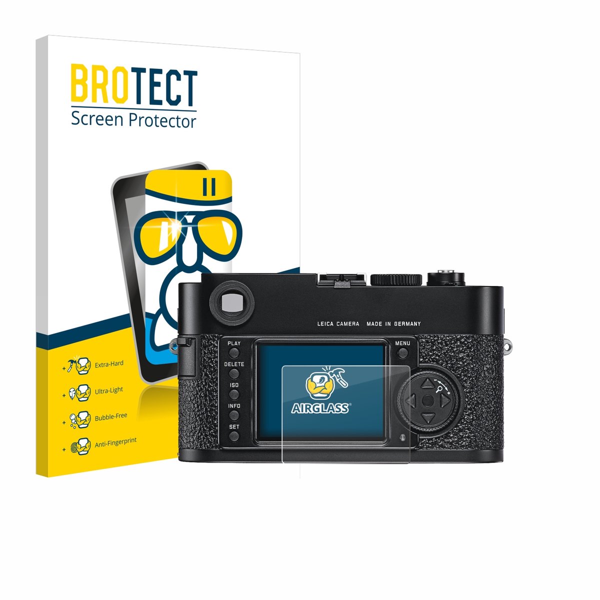 Screenprotector voor Leica M9 Beschermglas transparant