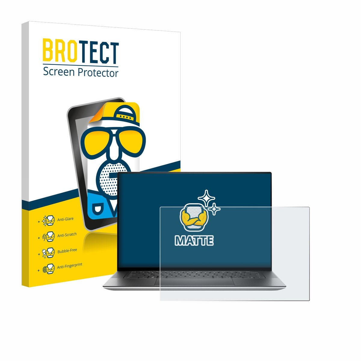 BROTECT - Screenprotector voor Dell XPS 15 9530 Non-Touch - Folie Beschermfolie matte