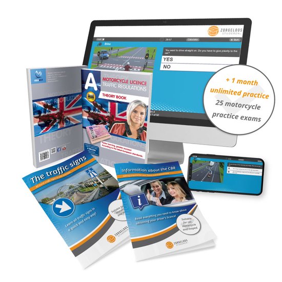 Motorcycle Theory Book 2026 Driving License A – With Guide ... - cover