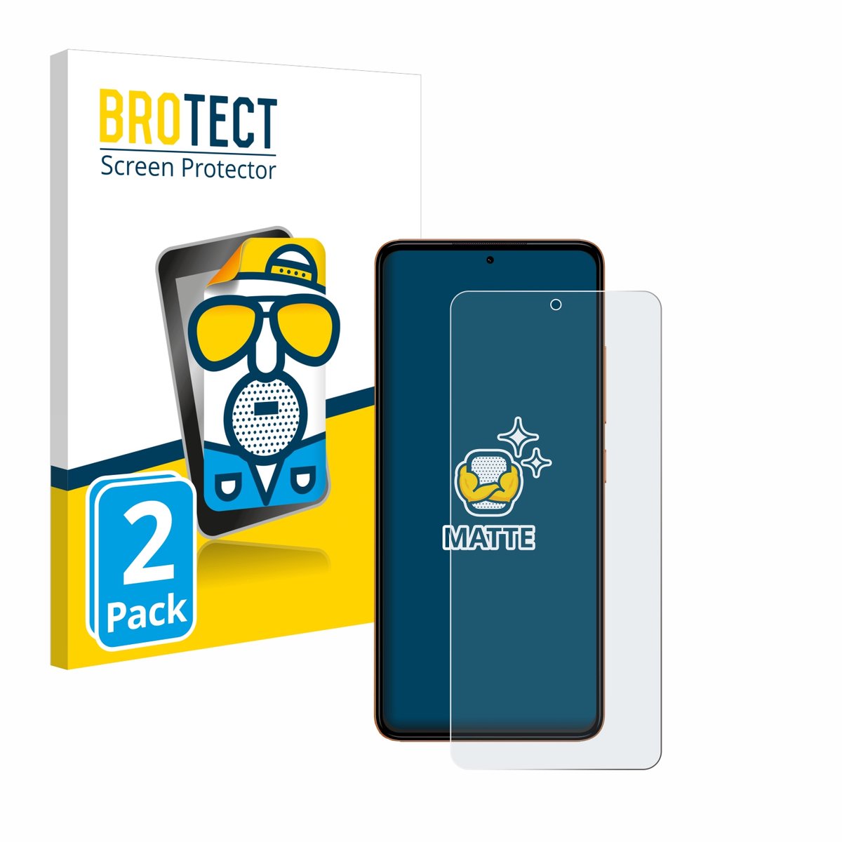 BROTECT - Screenprotector voor HMD Pulse - Folie Beschermfolie matte 2 Stuks