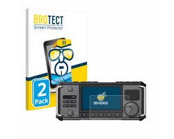 BROTECT - Screenprotector voor Xiegu X6200 - Folie Beschermfolie transparant 2 Stuks