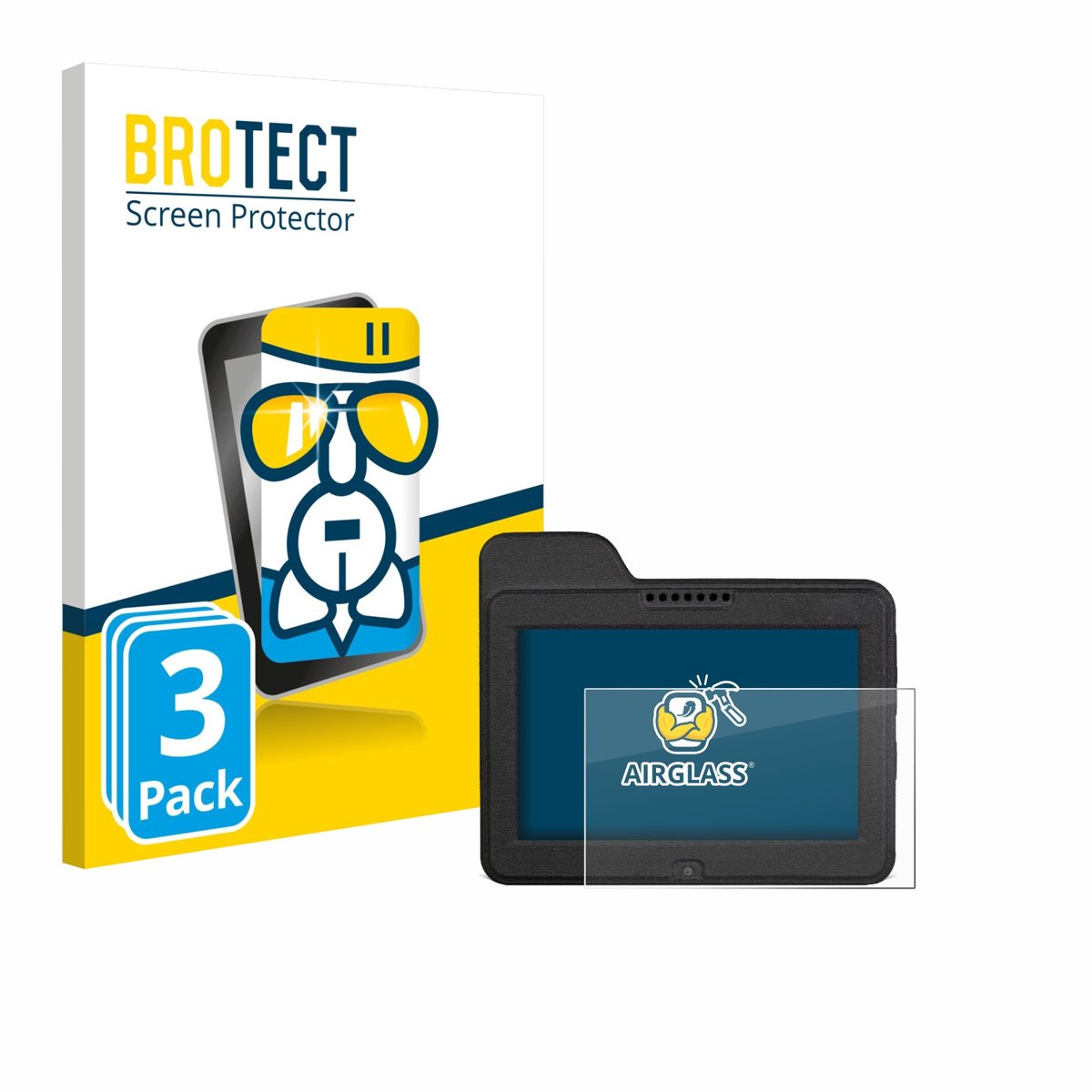 Screenprotector 3 Stuks voor Naviter Omni Beschermglas transparant