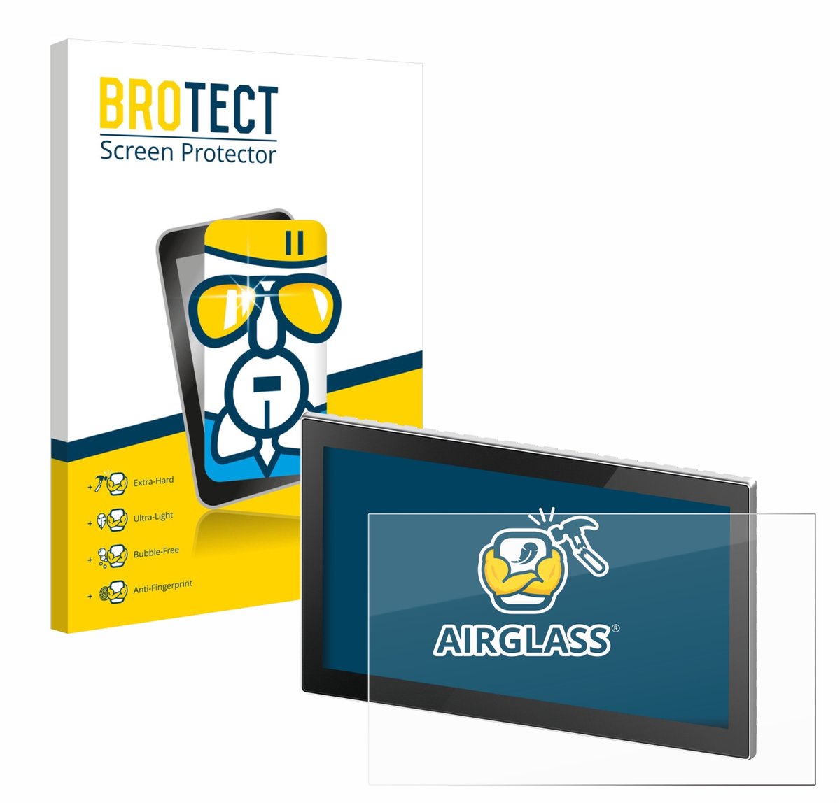 Screenprotector voor Siemens Simatic HMI MTP1500 Beschermglas transparant