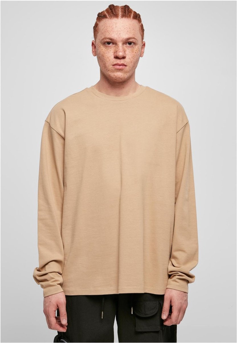 Urban Classics Ultra Heavy Oversized Longsleeve shirt XL Beige