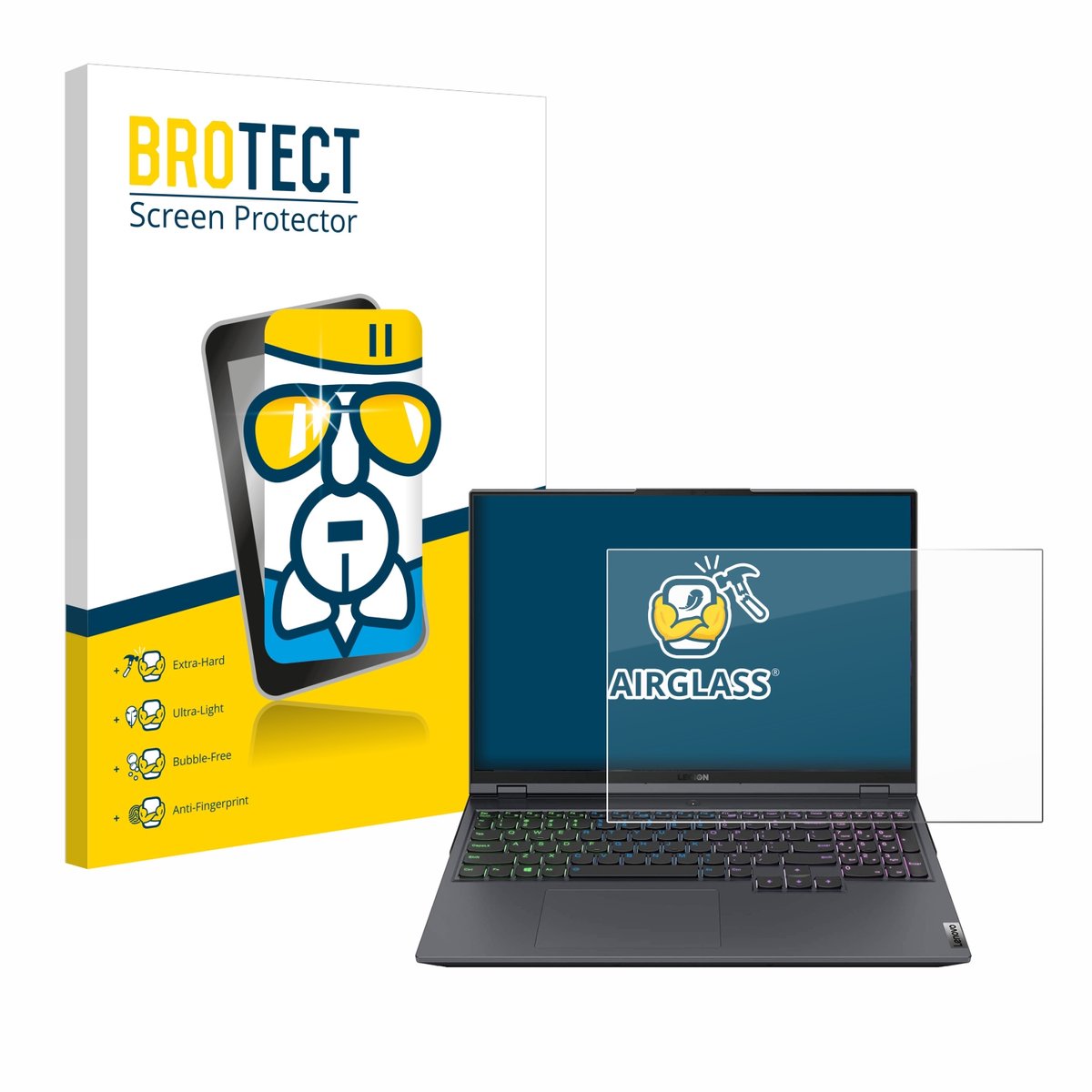 Screenprotector voor Lenovo Legion 5 Pro Beschermglas transparant