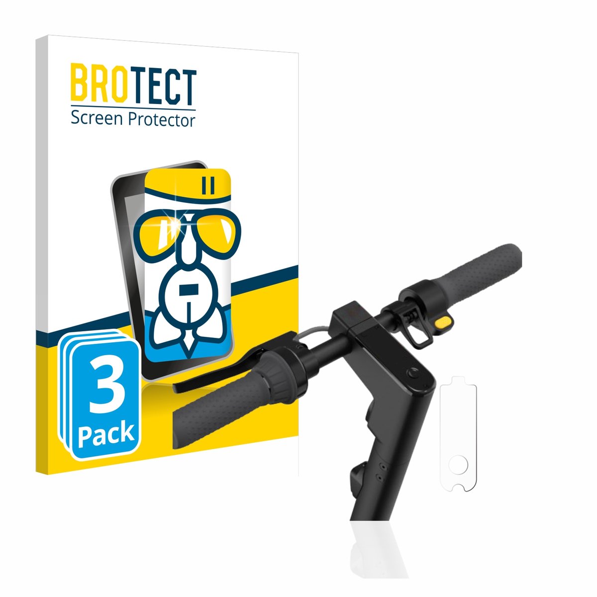Screenprotector 3 Stuks voor Segway Ninebot KickScooter MAX G30 / G30D / G30D II Beschermglas transparant