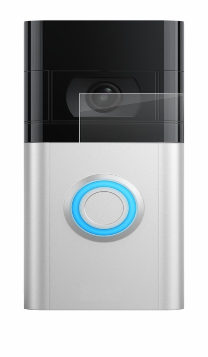 upscreen - Screenprotector voor Ring Video Doorbell 4 / Doorbell 3 - Folie Beschermfolie Beschermglas transparant – foto 5
