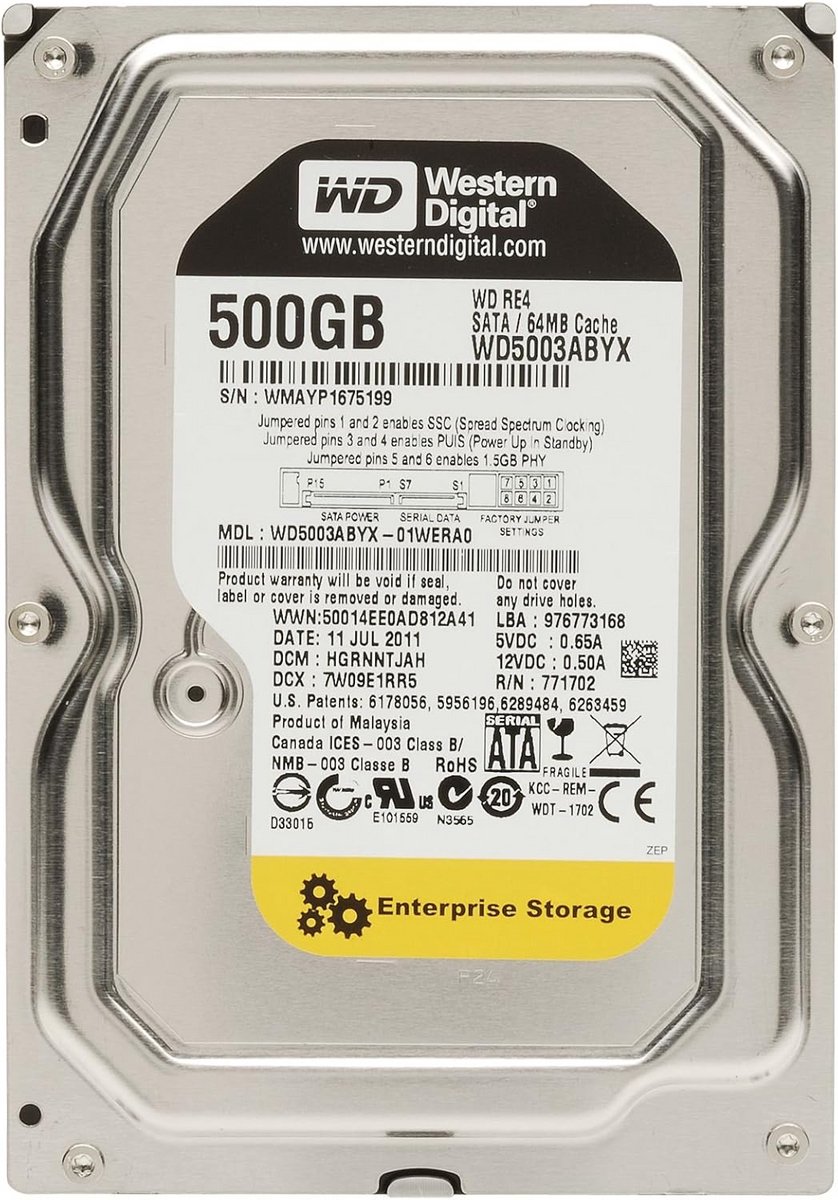 Snelle Interne Harde Schijf 500 GB SATA II 7200 RPM