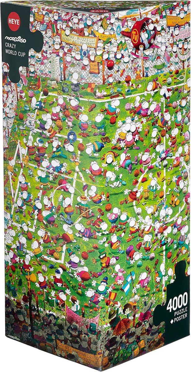 Uitdagend Legpuzzel WK Voetbal Thema - 4000 Stukjes