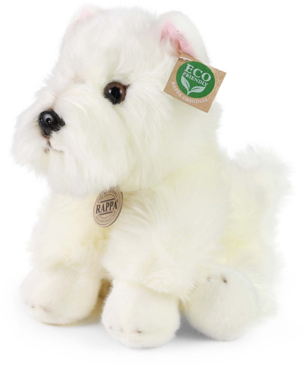 Rappa ECO knuffel West Highland Terrier 30 cm - realistische knuffel van recyclede PET flessen - Westie