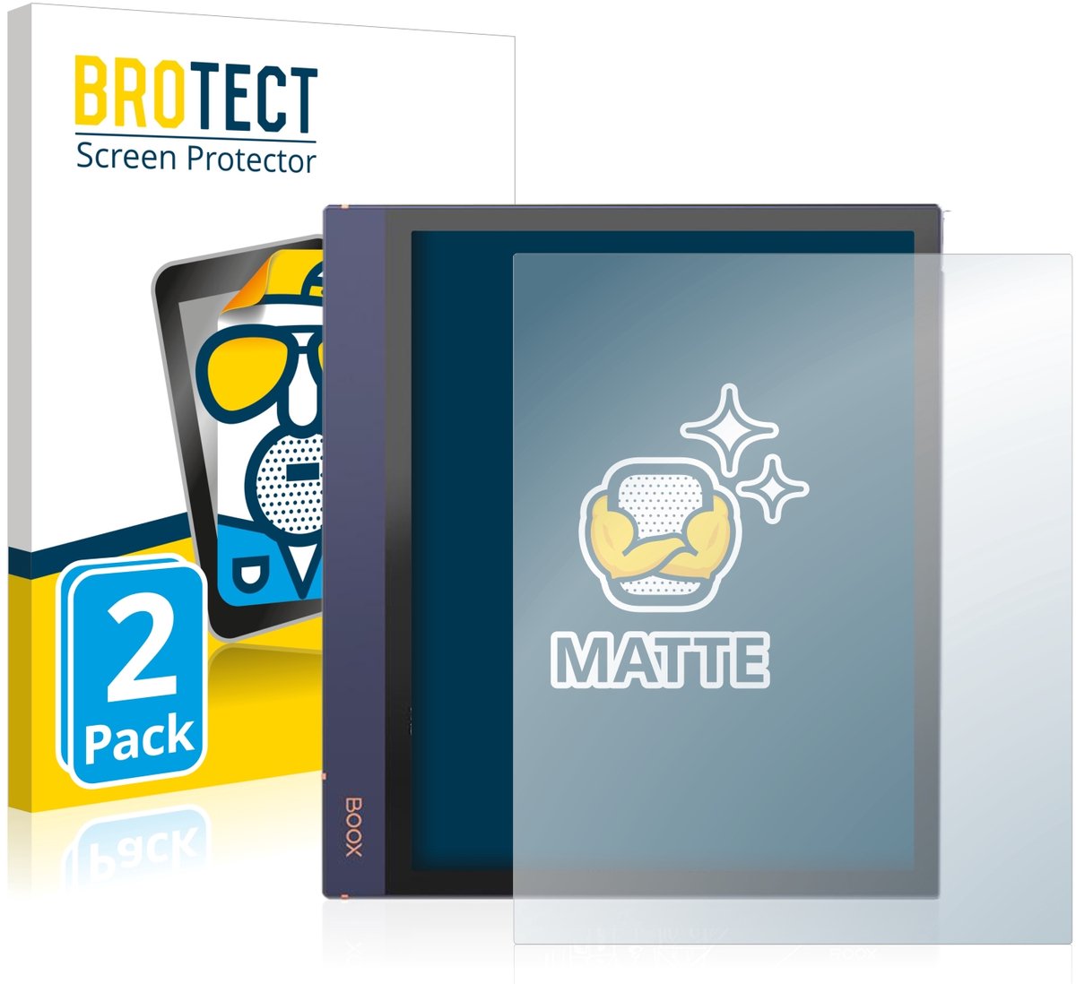 BROTECT - Screenprotector voor Boox Note Air 2 - Folie Beschermfolie matte 2 Stuks
