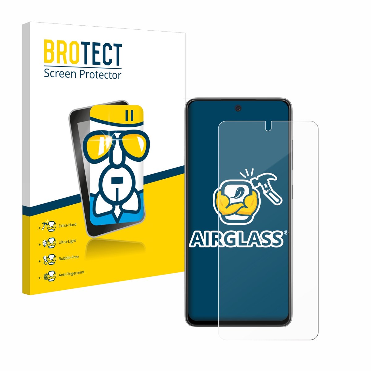 Screenprotector voor Samsung Galaxy A52s 5G Beschermglas transparant